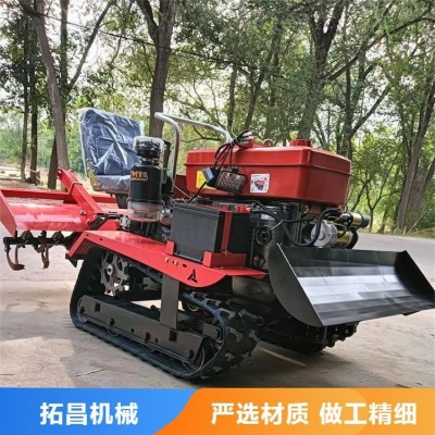 耕田耕地履帶微耕機 專業旋耕犁耕施肥播種 實體工廠